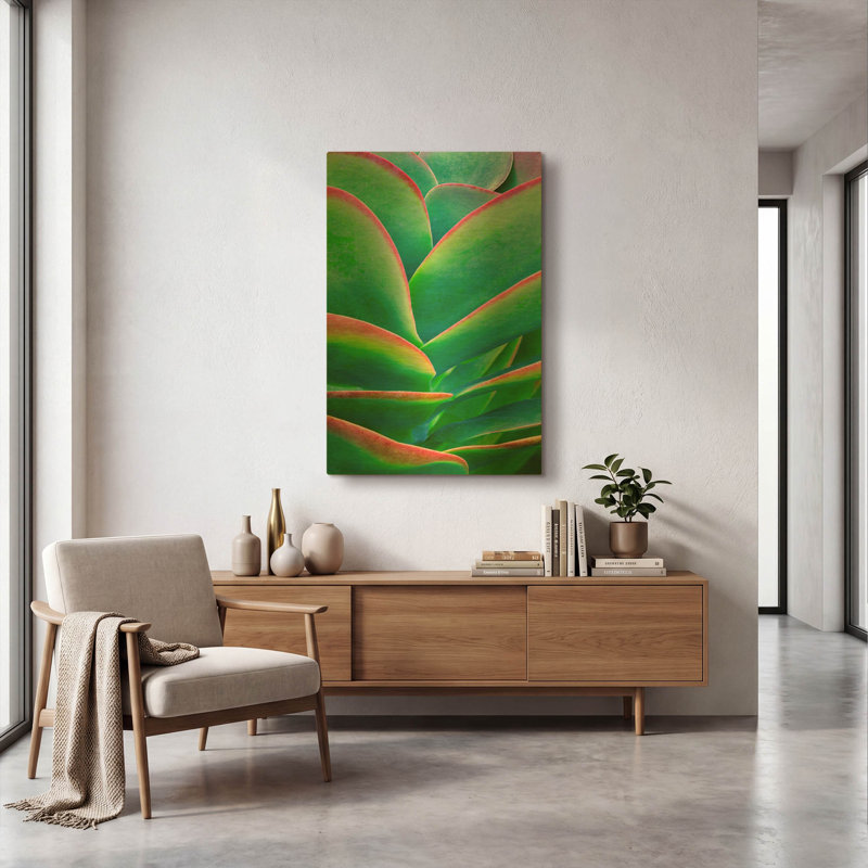 'Succulent VIII' By Dennis Frates Gold Metal Wall Art, 12" x 16", 24 po x 36 po