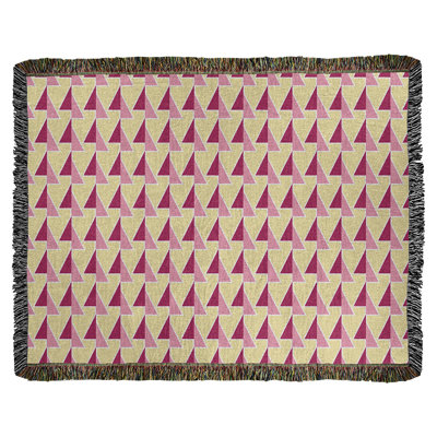 Patricia Geoffrey Hand Woven Throw Blanket