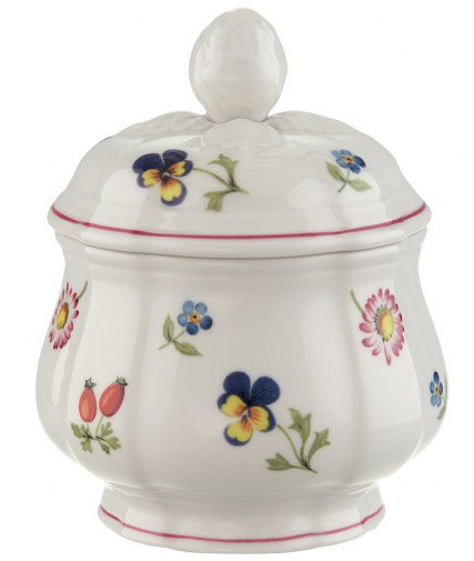 Petite Fleur 7.5 oz. Sugar Bowl with Lid