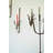  29" Deer Candelabra Forged Iron Rustic Brass Tabletop Centerpiece for Home Décor