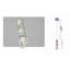 Luminaire suspendu cylindrique en cristal 3 lumières Transitional