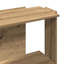 Petite bibliothèque rectangulaire en bois d'ingénierie vidaXL-439107850-439108081