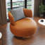 Chaise berçante moderne rembourrée