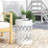 Large Outdoor Metal end Table-117628038