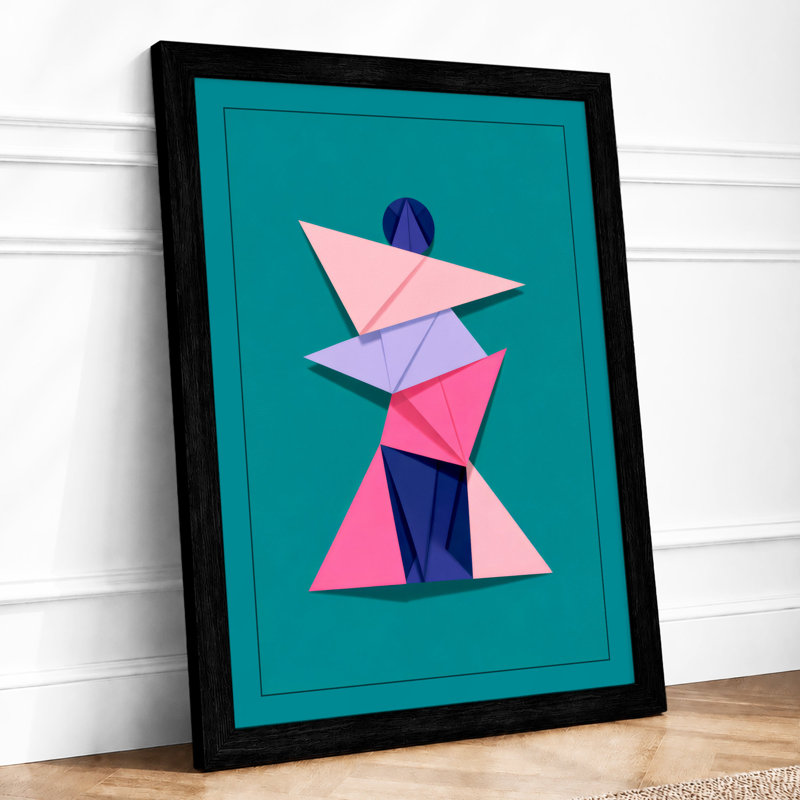 Totem Geometric - Print, Black, A3 - 42.0 x 29.7 cm