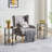 Jakwan Oval End Table with 3-Tier Storage Shelves-524939297