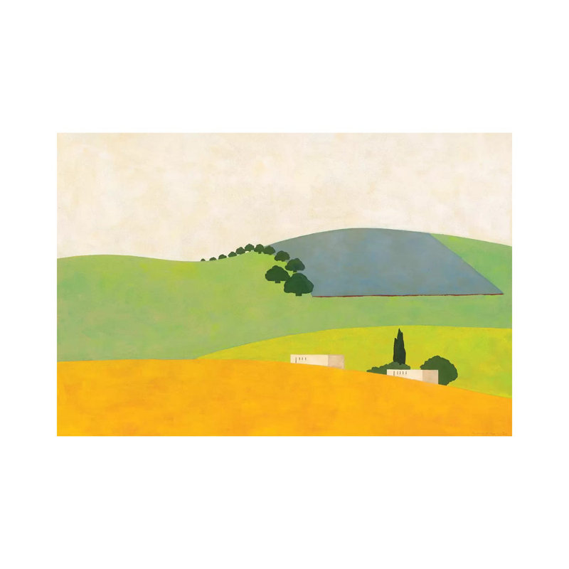 Zimrat 1 Piece Painting on Canvas, 101.6 cm H x 66.04 cm W x 1.91 cm D, Wrapped Canvas