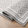 Isla Machine Woven Synthetic Geometric Area Rug In Gray/White