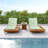 Erich Patio Acacia Wood Chaise Lounge With Adjustable Backrest & Triple-Fold Cushion