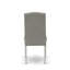 L'ensemble de table de cuisine 6 pièces contient une table de salle à manger rectangulaire et 4 chaises rembourrées en tissu de lin Shitake foncé avec un banc, en lin brossé blanc-126989026-126989027