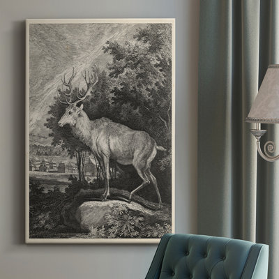 «Woodland Deer I», impression sur toile tendue