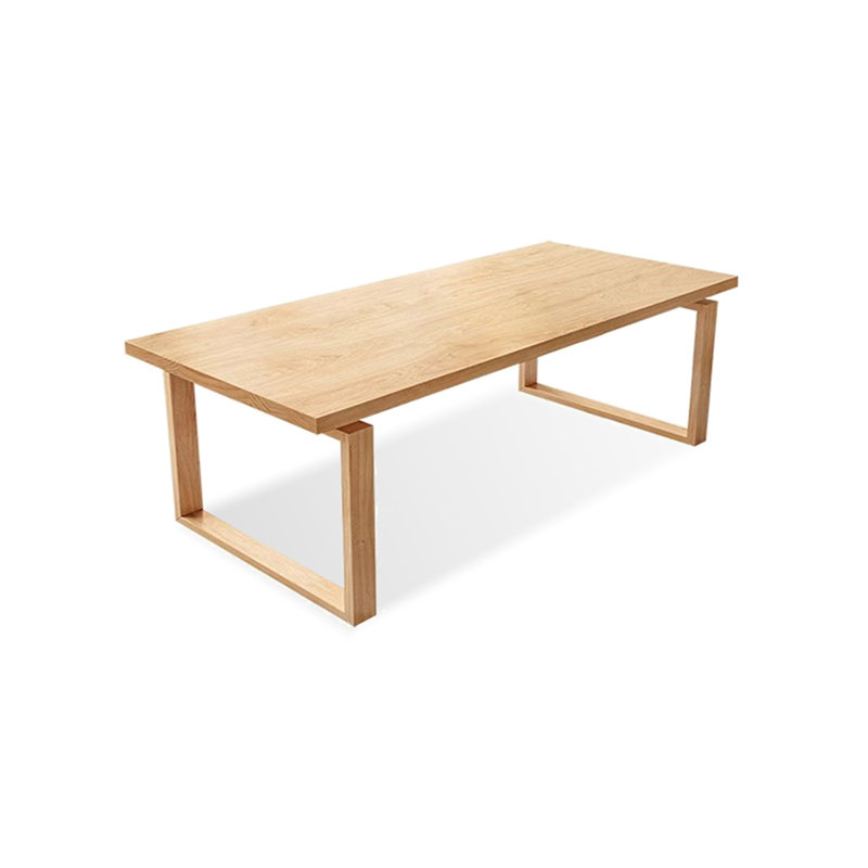 Table de salle à manger Burlywood, H 29,53 po x L 78,74 po x l 31,5 po