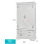 Armoire Louis Phillipe G3190-A, blanc-1605556431