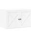Multi - Purpose Cat Litter Box That Serves As A Side Table, White , 31.5" L X 20.9" W 19.7" H, Minimizes Odors Enclosure With Contemporary Design, Top Surface For Organizing Items
