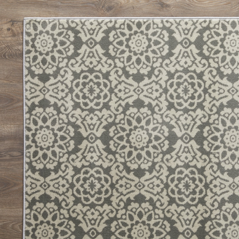 Acyee Floral Indoor Rug, Rectangle 3' x 5'