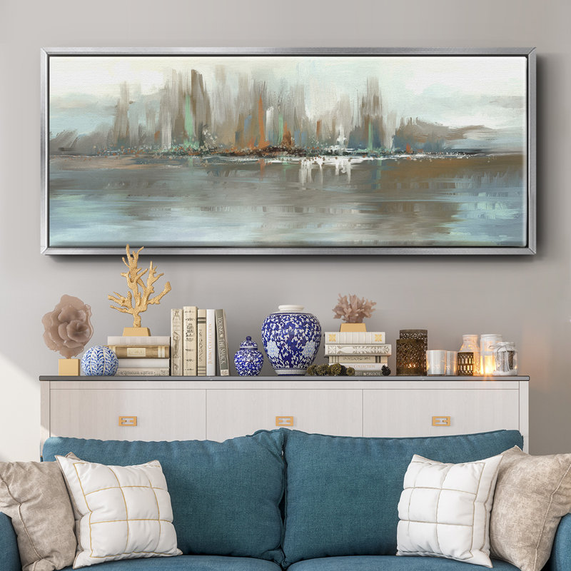 Big City Lights - Toile encadrée, H 8 po x l 20 po