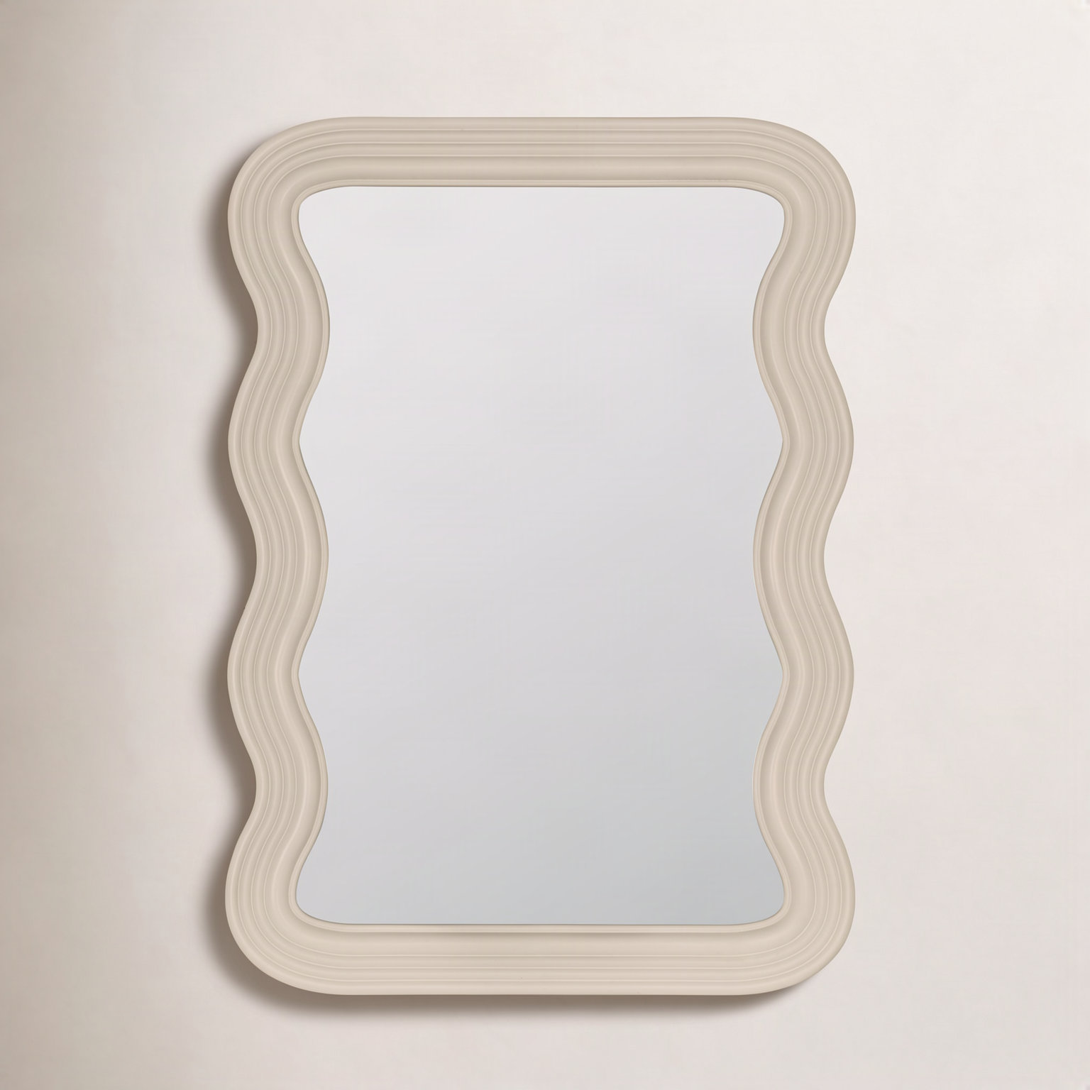 Axinia Accent Mirror, Natural Linen