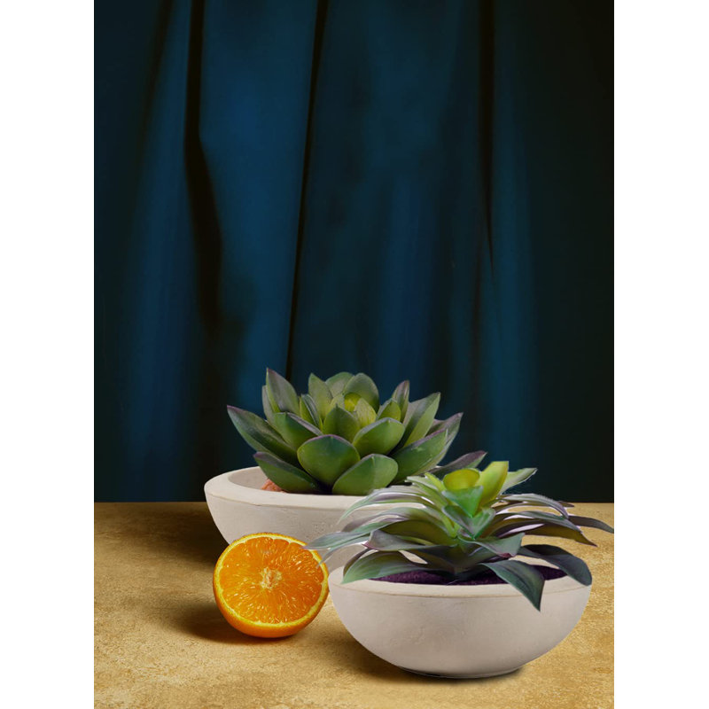 Stoneware Decorative Bowl 1, 7.5" H x 20.5" W x 20.5" D