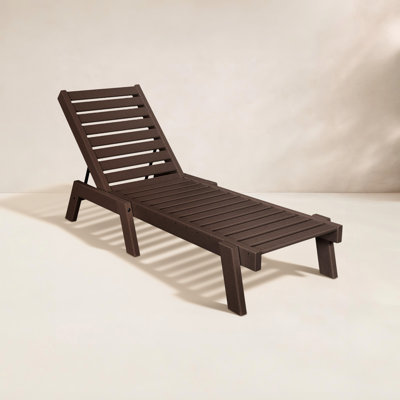 POLYWOOD® Captain 25" Patio Chaise Lounge