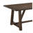 Dark Oak Finish Dining Table