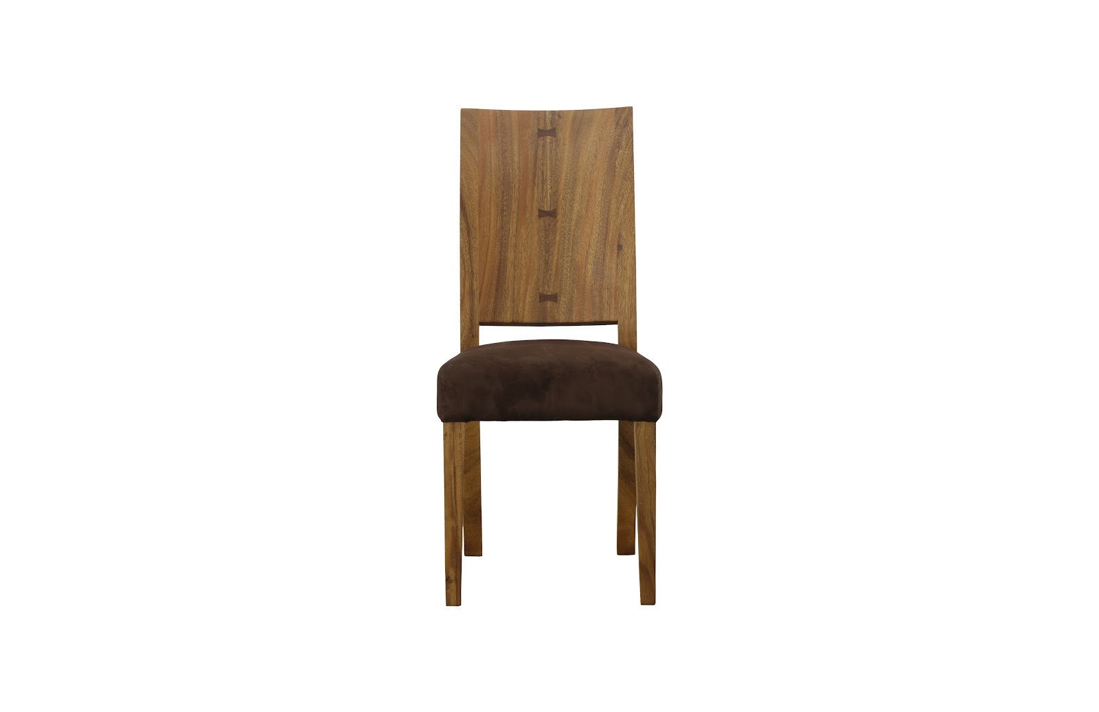 Origins Cotton Upholstered Side Chair, Brown