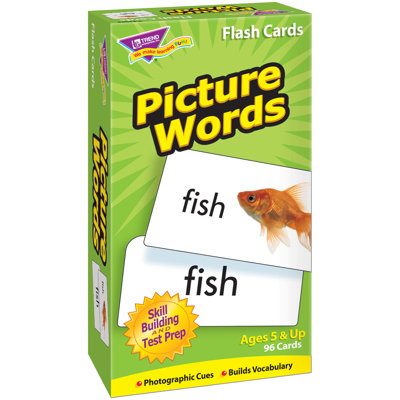 Cartes flash picture words