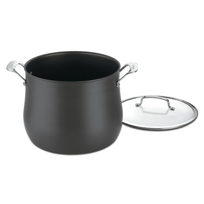 CUISINART CONTOUR HARD ANODIZED COOKWARE 12 Qt. Stockpot W/Cover