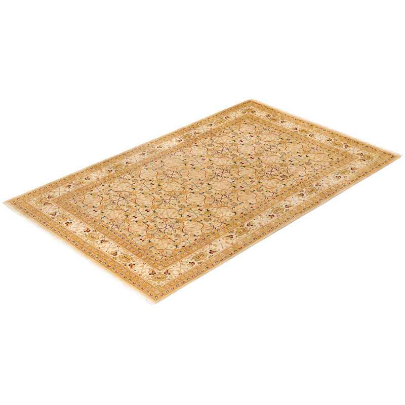 Classic One-of-a-Kind 5' 10" X 9' 1" Hand Knotted Area Rug