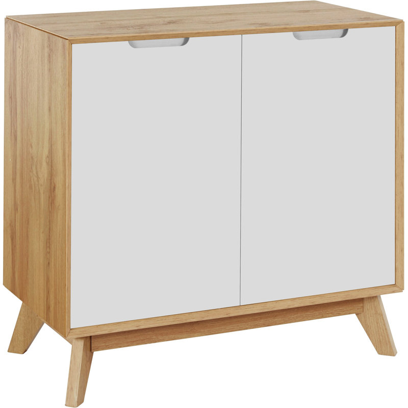 Riverrock 80cm Sideboard, Oak/White