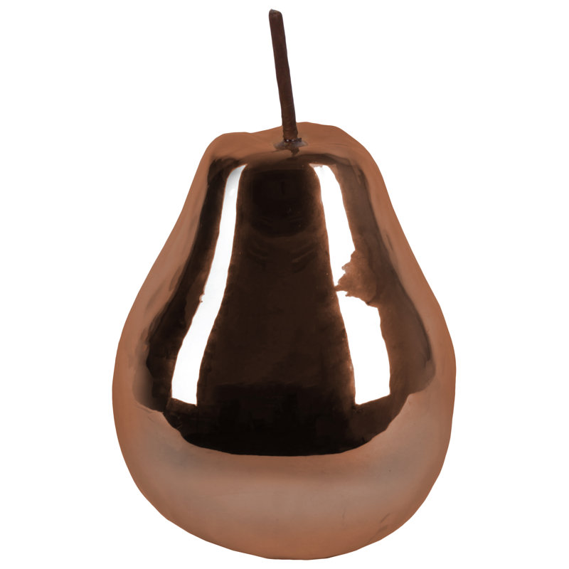 Younkin Food & Beverage Figurines & Sculptures, 8" H x 5.75" W x 5.75" D, Copper