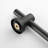 1-Spray Round High Pressure Handheld Shower With Wall Bar In Matte Black