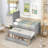 Platform Bed With Trundle And Drawers-72159238