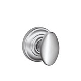 Siena Knob with Andover Trim Non-Turning Lock