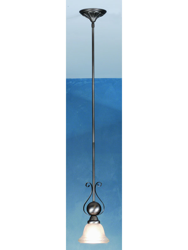 Carlisle 1 - Light Satin Pewter Unique/Statement Pendant
