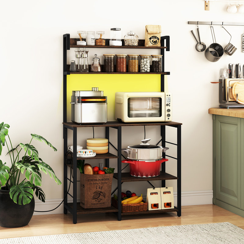 Station de charge pour cuisine Hutch Bakers, Brun rustique