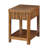 Valen 25" Walnut Solid Wood End Table-1323864363