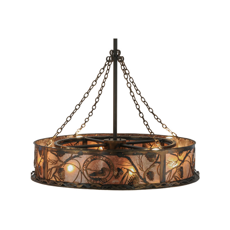 Rustic Lodge 16 - Light Chandelier