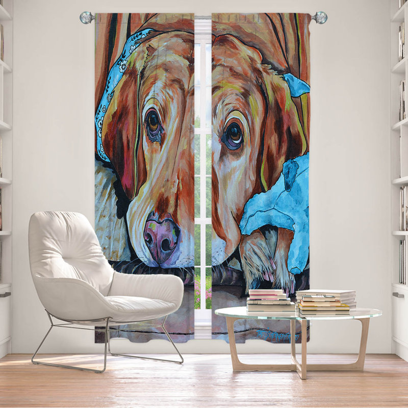 Ensemble de rideaux en polyester 2 pièces Everiz Labrador, L 20 po x L 82 po
