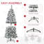 Sapin de Noël artificiel enneigé 7,5 pi