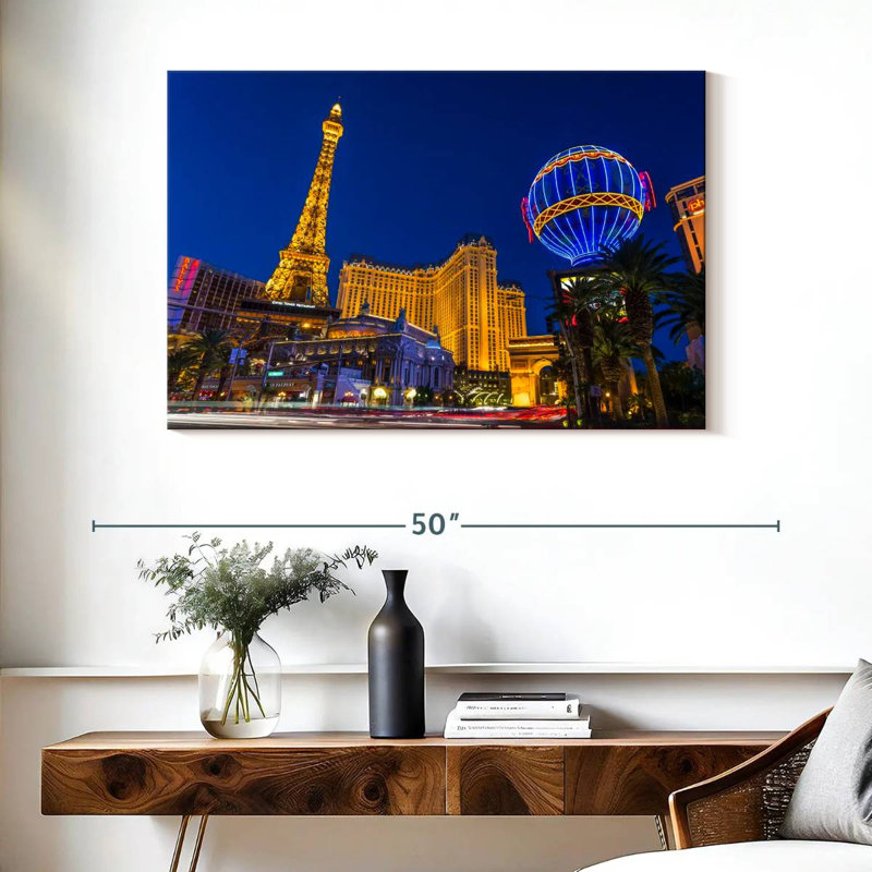 Ravi Las Vegas Paris Lights, H 26 po x l 39 po