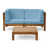 Frame: Teak / Cushion: Blue