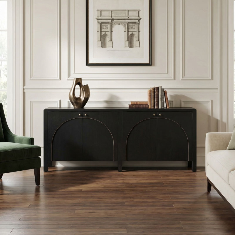 Weston 78.5'' W Solid Wood Sideboard