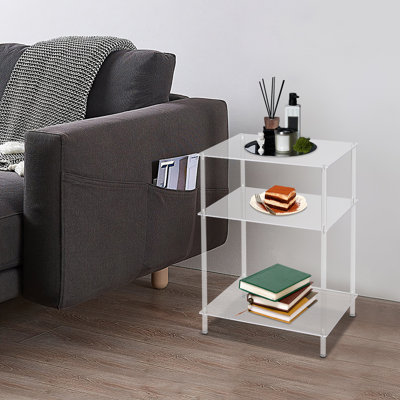 Acrylic Side Table by Wrought Studio