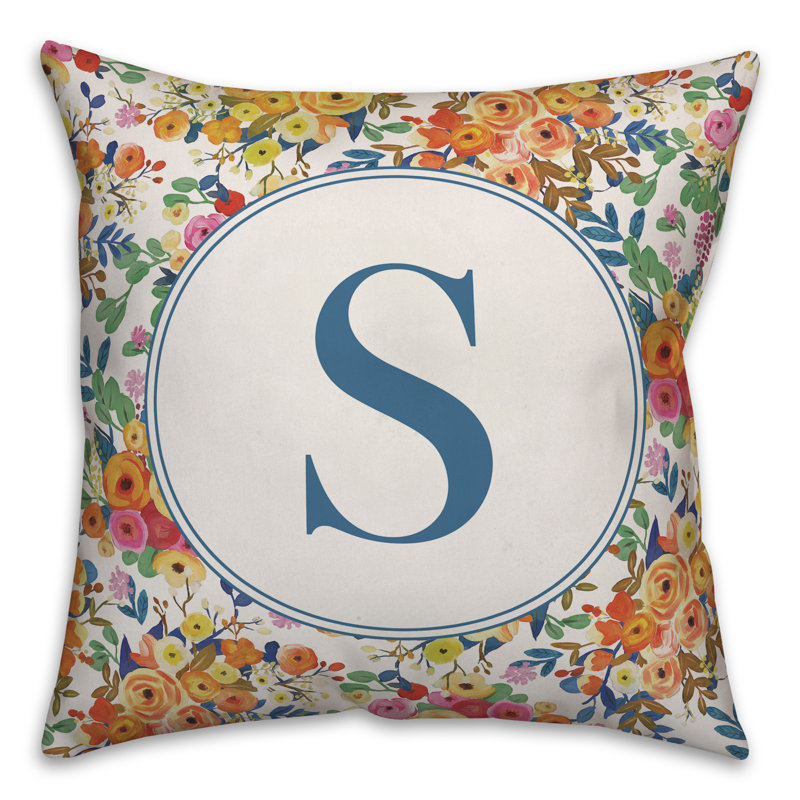 Housse et insert de coussin carré Wildflower, S