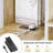 Loft Bunk Bed with Desk, Stairs, Drawers and Storage Shelves, L-Shaped Metal Bunk Bed with Charging Station and LED Light-1360362526