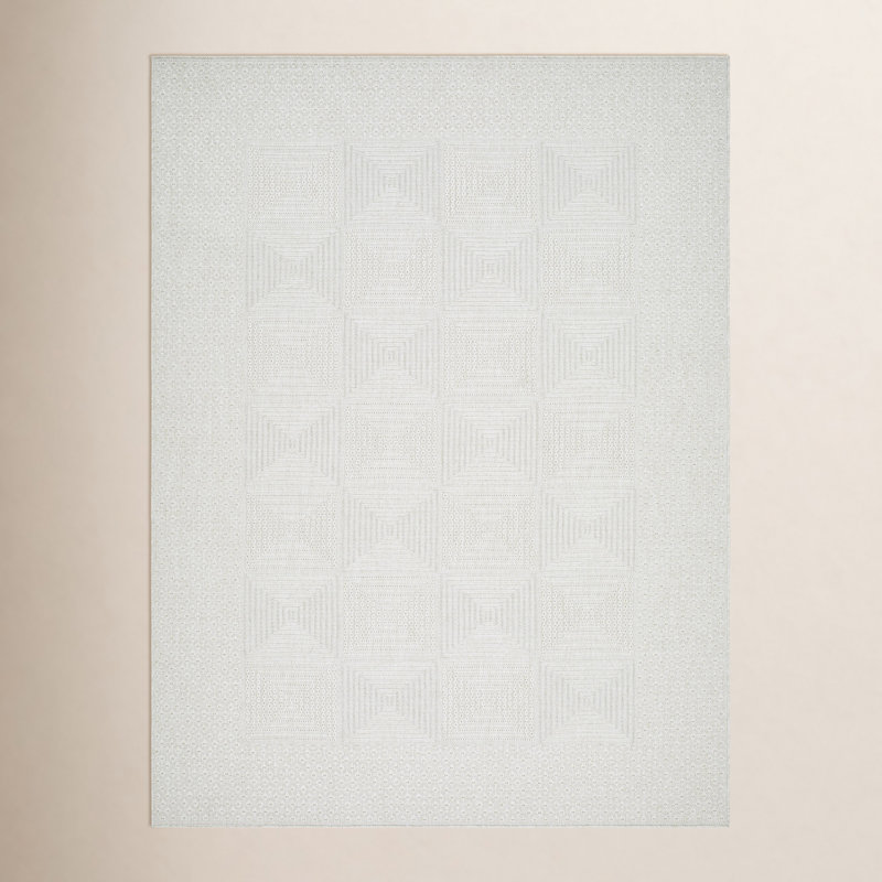Winn Geometric Rug, Rectangle 5'3" x 7'
