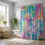 Creative Watercolor Patterns - Rideau de douche standard 1 pièce-1456251405