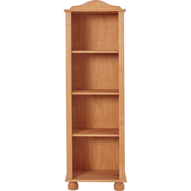 Castlethorpe 140cm H x 45cm W Standard Bookcase, Brown