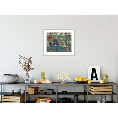 Franklin Park Boston by Maurice Brazil Prendergast -Framed Giclee Print
