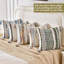 Housses de coussin en chenille